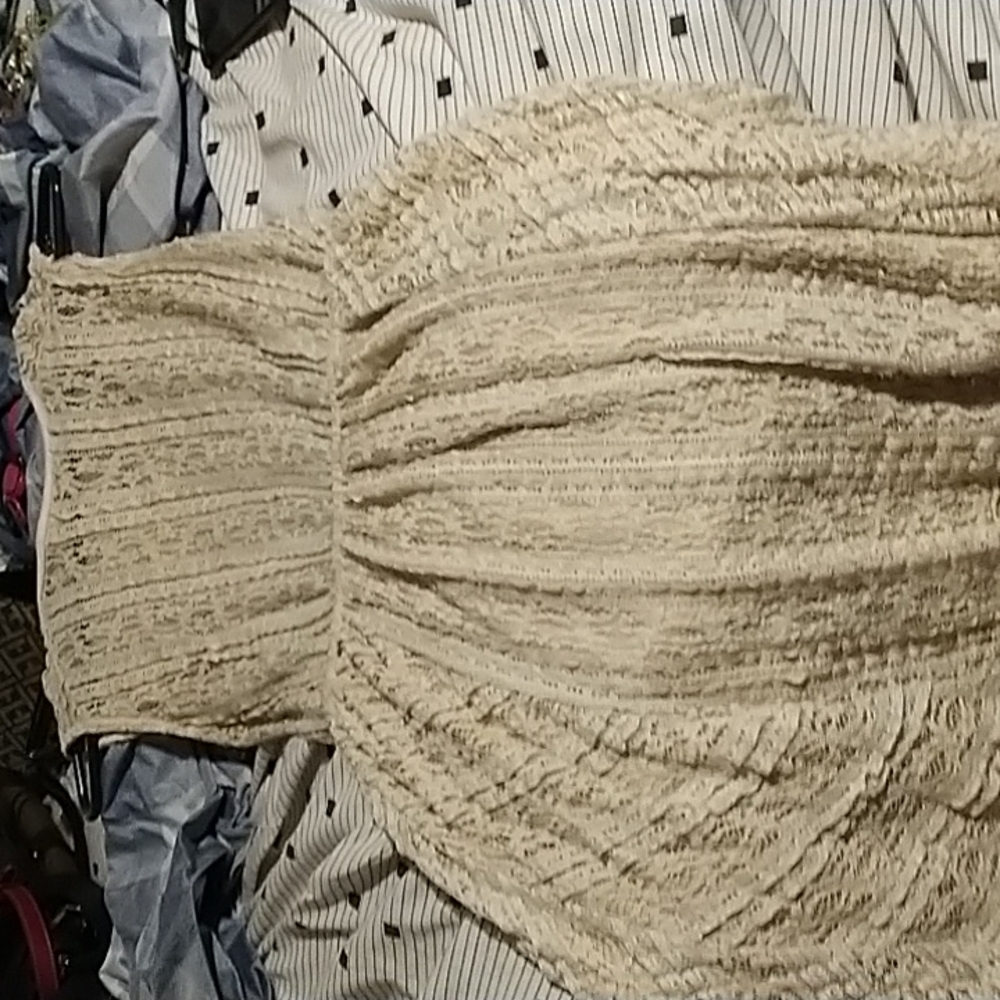 Tan lace dree